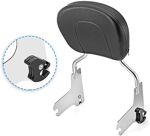 Miniatura 10 de Dasen Barra de sissy desmontable compatible con Harley Touring, respaldo del pasajero de liberación rápida, ajuste Touring Road Glide Street Glide