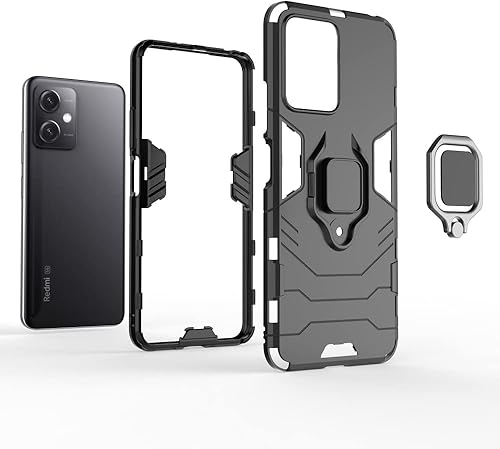 Miniatura 4 de Funda para Xiaomi Redmi Note 12 5G Caso,Funda de carcasa de soporte para Xiaomi Redmi Note 12 5G Case Azul