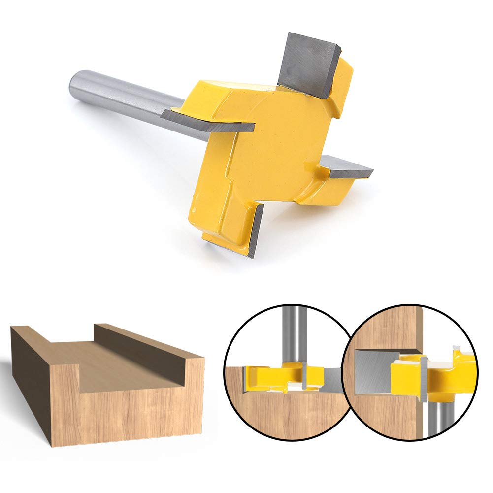 AKYLIN Vlakfrees 8 mm schacht, 3 fluiten, vlakfrees voor bovenfrees, 4-zijdig verwisselbaar hardmetalen lemmet, schaaffrees met omkeerbare platen, spoilboard, frees, schaaffrees AKYLIN Vlakfrees 8 mm schacht, 3 fluiten, vlakfrees voor bovenfrees, 4-zijdig verwisselbaar hardmetalen lemmet, schaaffrees met omkeerbare platen, spoilboard, frees, schaaffrees
