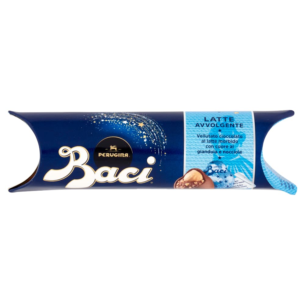 21x Perugina Baci Bijou Latte 3 Pralinen mit Milchschokolade gefüllt mit Gianduja und Haselnuss 37,5