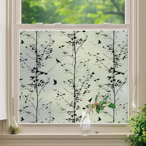 Película para ventanas con diseño geométrico DKTIE 17.7x78.7 in miniatura 1