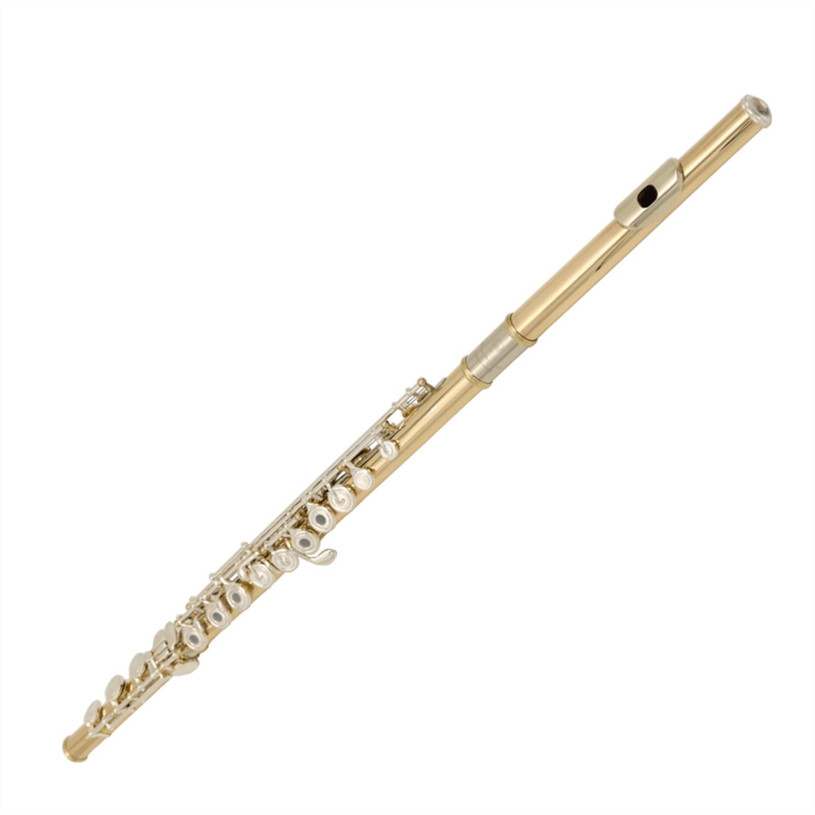 ZUZU Claves De Plateado De Estilo De Flauta 85 Material De Cuerpo De Aleación De Oro Y Cobre C Tono Flauta Kit Flauta