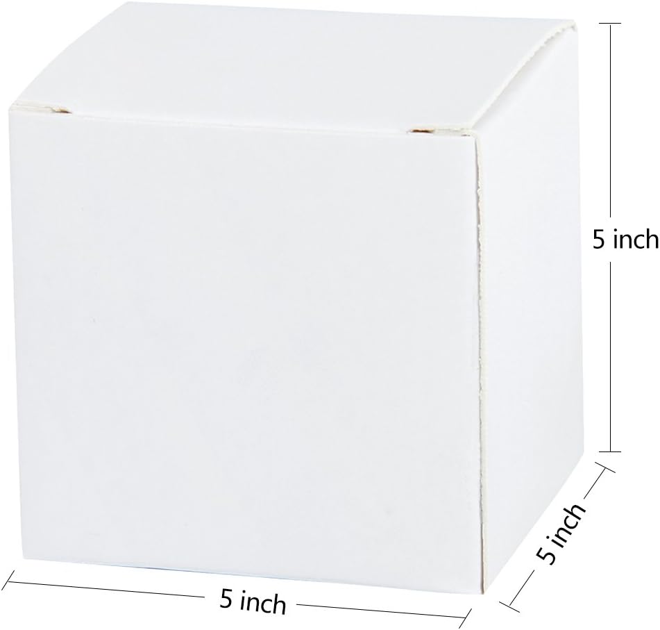 One-Day Sale: Up to 70% Off LaRibbons 20Pcs Recycled Gift Boxes - 5 x 5 x 5 inches White Paper Box Kraft Cardboard Boxes with Stickers Cotton String, Perfect for Party, Wedding, Gift Wrap Hot Deals LaRibbons 20Pcs Recycled Gift Boxes - 5 x 5 x 5 inches White Paper Box Kraft Cardboard Boxes with Stickers Cotton String, Perfect for Party, Wedding, Gift Wrap