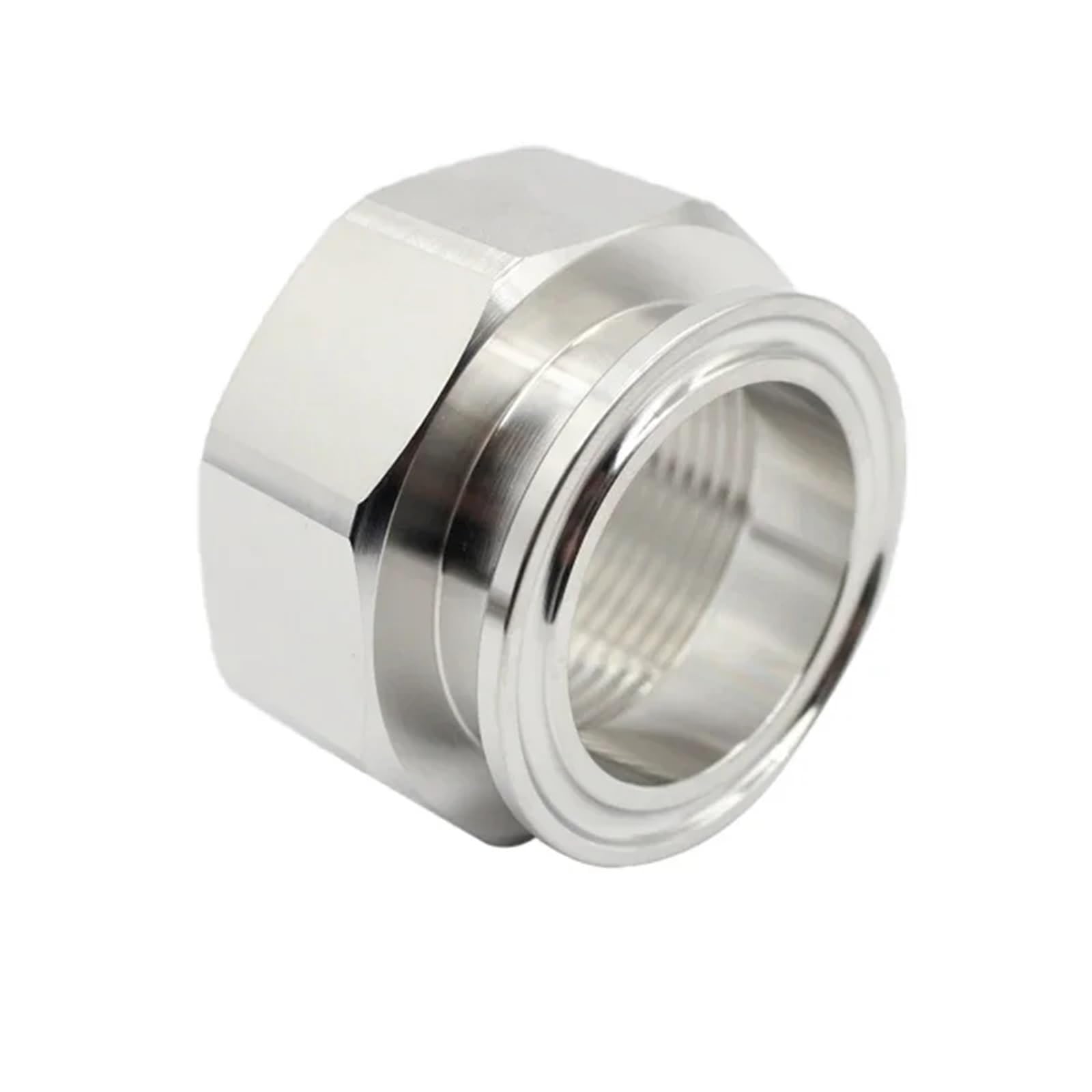 Conector Tri Clamp de 1.5" a Hembra 1 1/2" BSPT en Acero Inoxidable 316L para Tuberías
