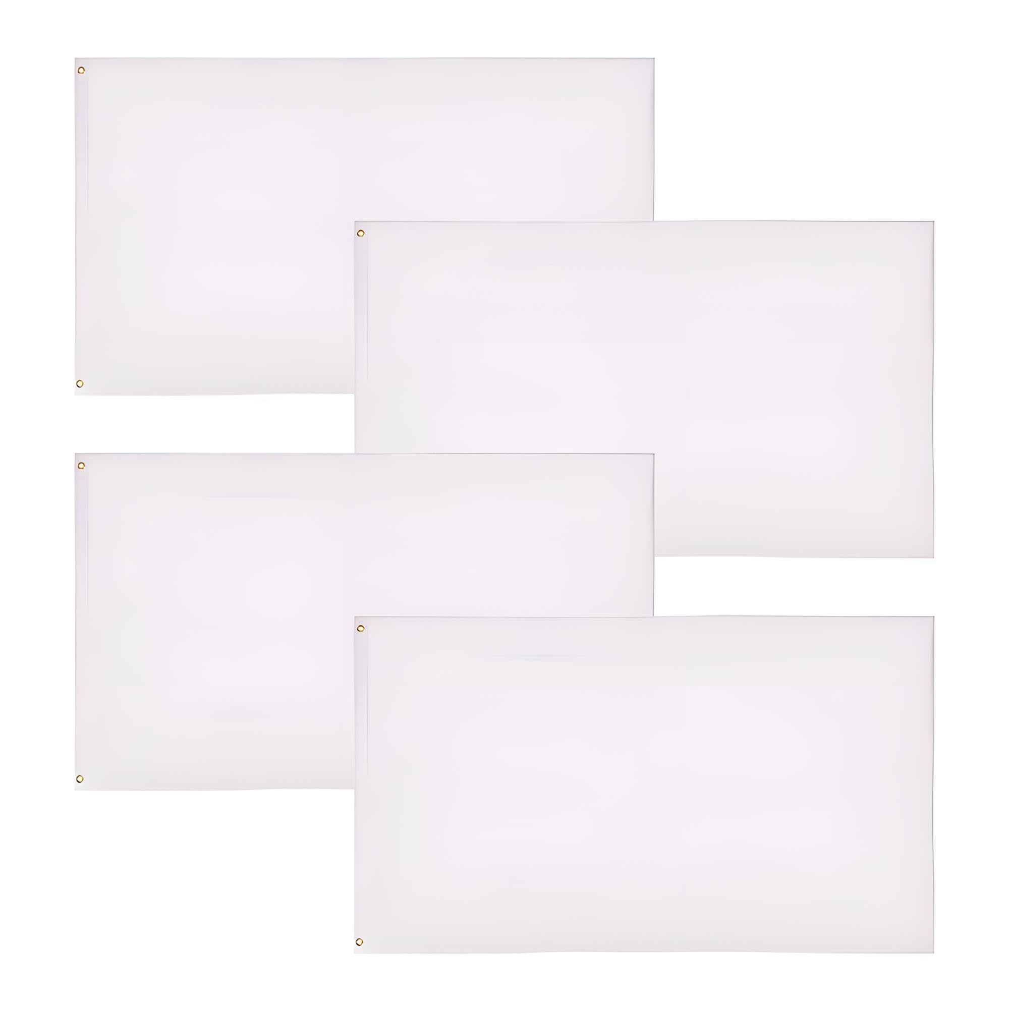 Amazon | ZERONOWA 学級旗 のぼり 旗 白無地 90×150 フラッグ 運動会