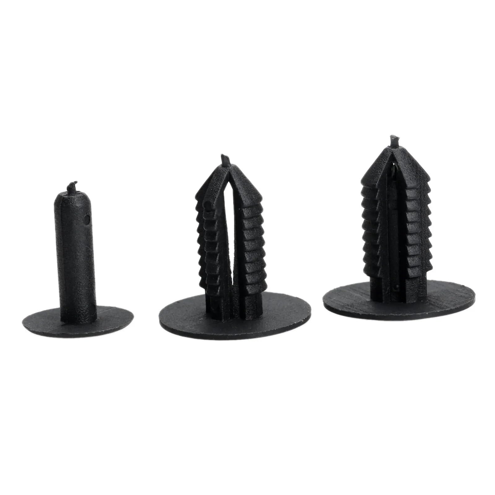 YTQMoreBNZ 50Pcs Black Plastic 9mm Auto Interior Door Trim Panel Front Bumper Retainer Fastener Clips Car For BMW