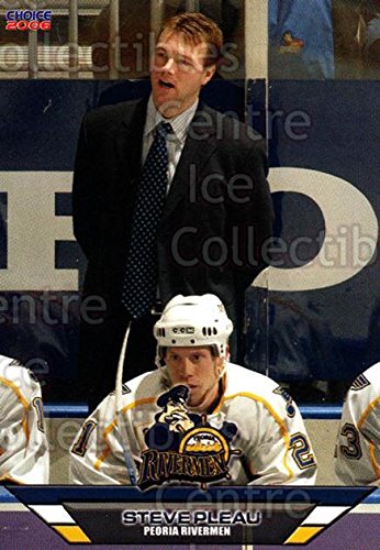 (CI) Steve Pleau Hockey Card 2005-06 Peoria Rivermen 24 Steve Pleau