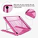 Adjustable Light Box Laptop Pad Stand, Multifunction(6 Angles) Skidding Prevented Tracing Holder for A3 A4 LED Tracing Light Pad & Diamond Painting, Sketch Board(Pink)