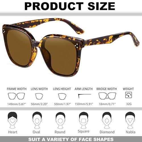 Oversized Womens Sunglasses Men Square Vintage Sun Glasses Fashion Shades Large Sunnies Driving Vacation SY60293