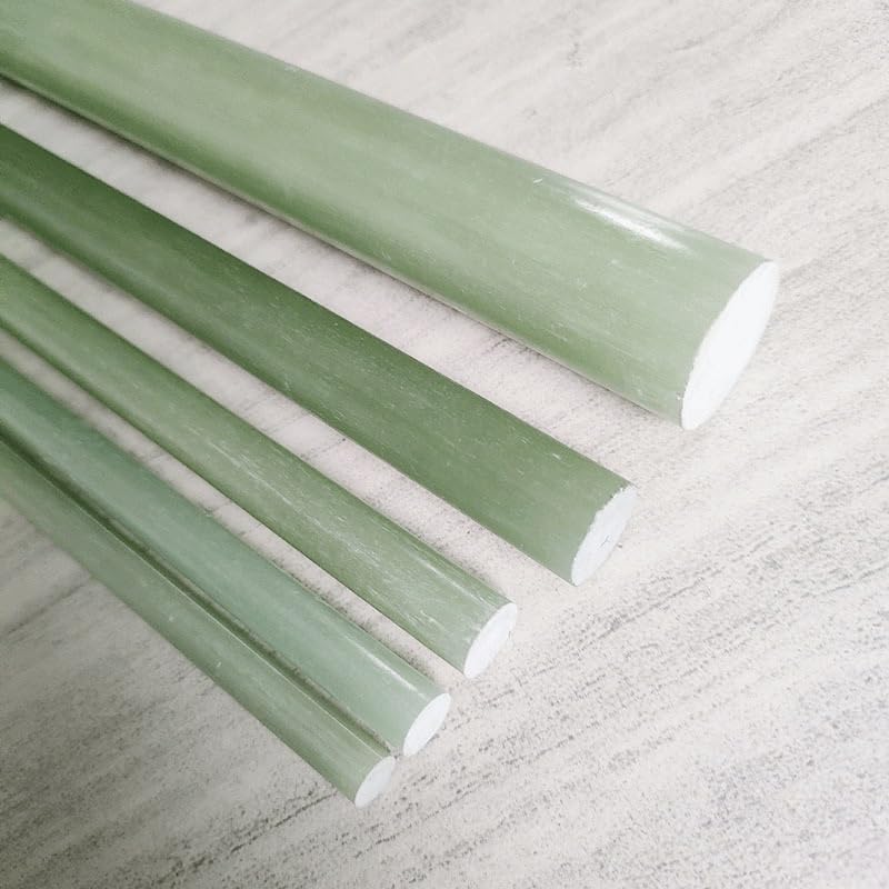 Barra in resina FR4 con asta in fibra di vetro ad alta durezza da 65 cm - Bastone isolante resistente alle alte temperature (1 confezione)(10mm)