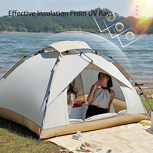 Carpa de campamento para 3-4 personas, impermeable y cortaviento miniatura 7