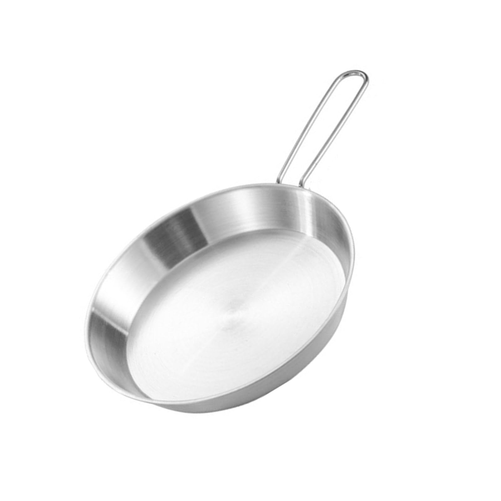 NEWFT Multifunctional Stainless Steel Frying Pans Nonstick Frypan with Foldable Handle Easy to Carry Cookware Kitchen Tool