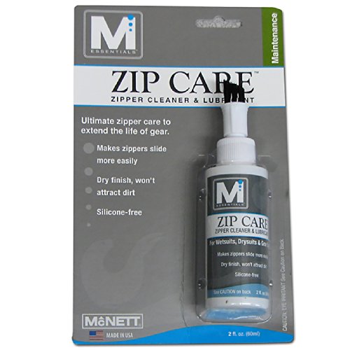 Zip Care Zipper Lubricant. Perfect for Surfers, Snorkels and Scuba Divers