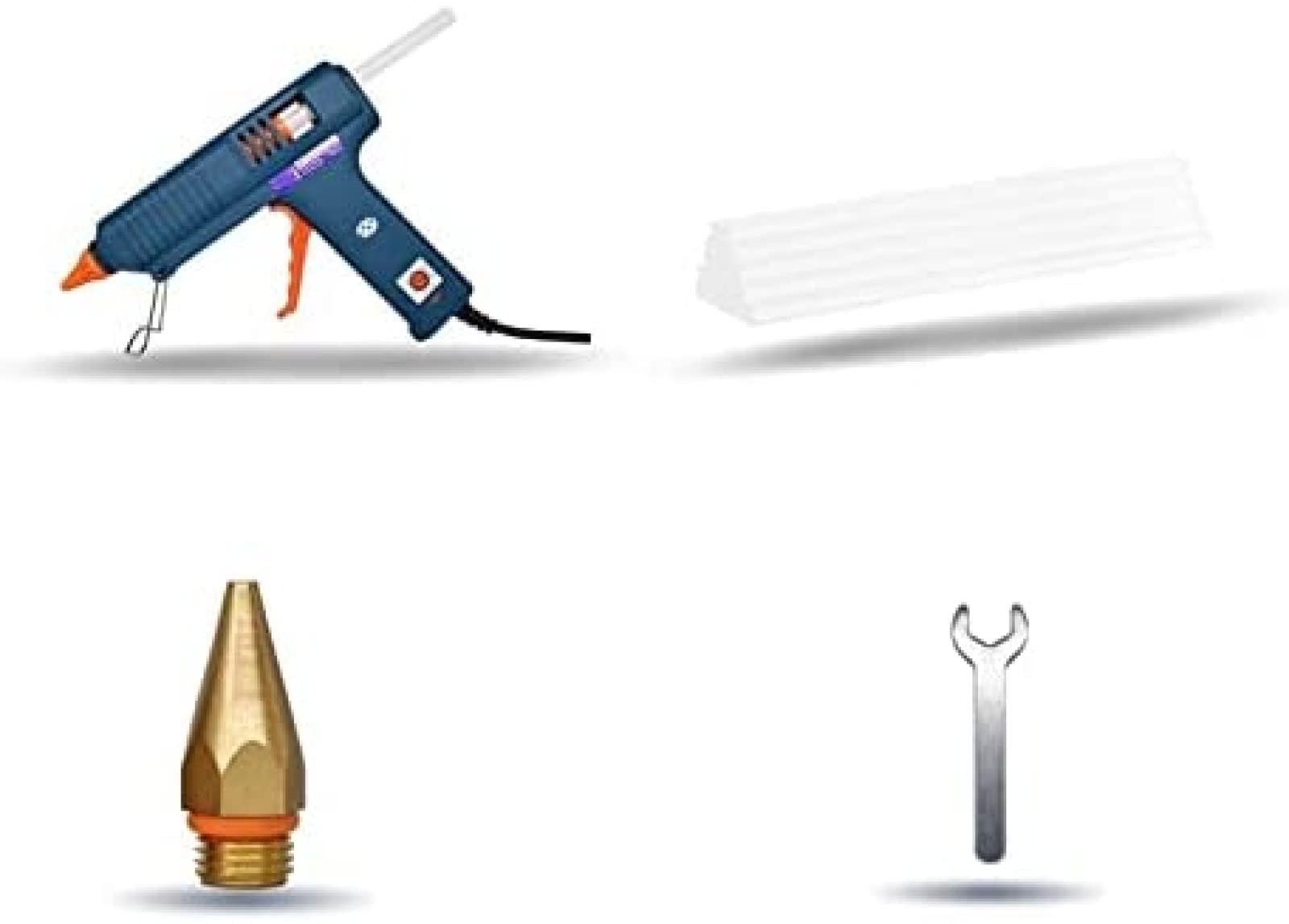 Bezprzewodowy Pistolet Do Klejenia Na Gorąco 150 W Pistolet Do Klejenia Na Gorąco Z Regulacją Temperatury Użyj Kleju W Sztyfcie 11 Mm Czysta Miedziana Dysza Do Majsterkowania W Domu, Rzemiosła Dłu