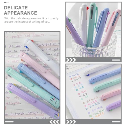 Bolígrafos de colores de 5 piezas con tres funciones en uno de plástico resistente 5