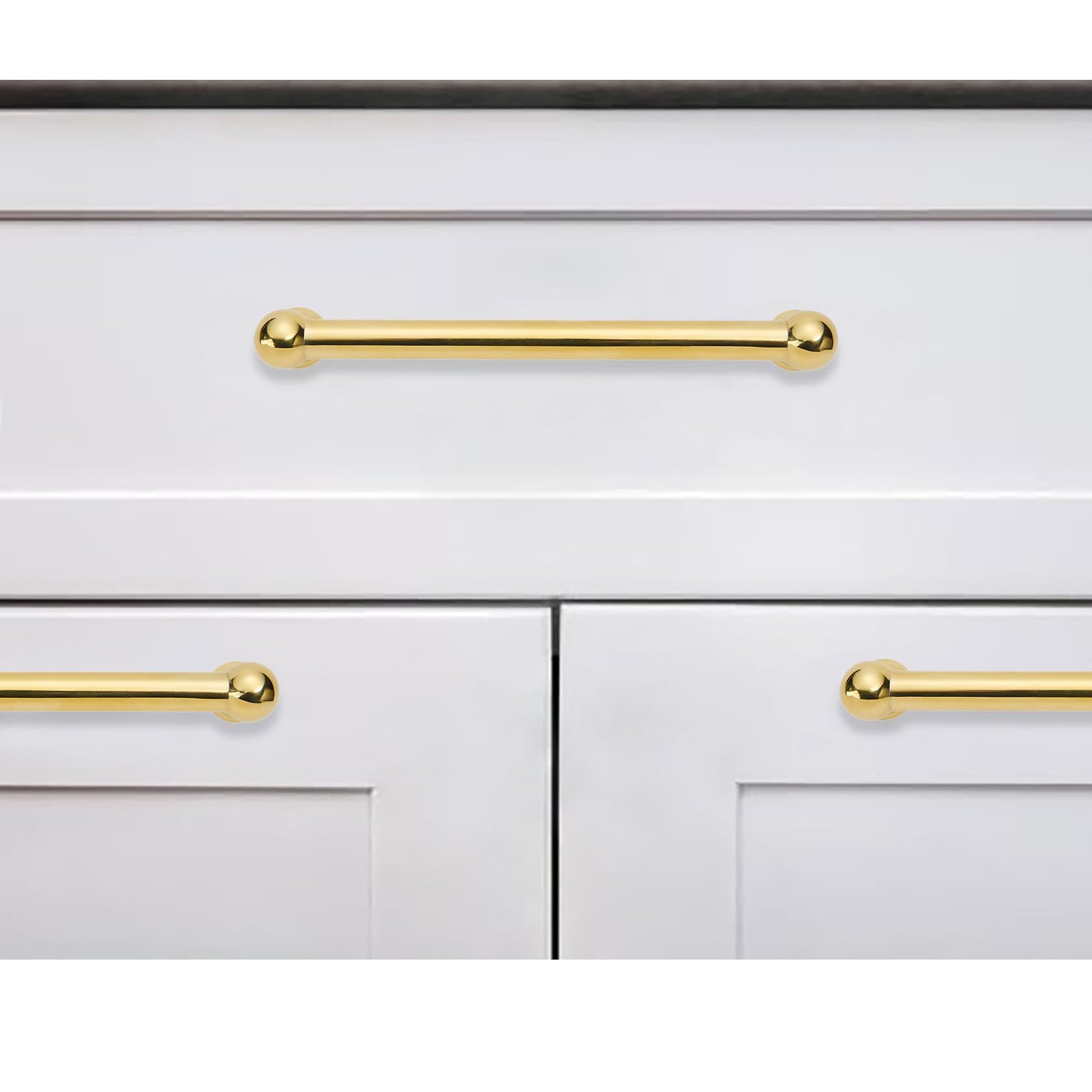 KHTUMEWARE-80309 Unlacquered Brass Appliance Pulls CTC 12 in (305 mm) in Unlacquered Brass — KHTUMEWARE
