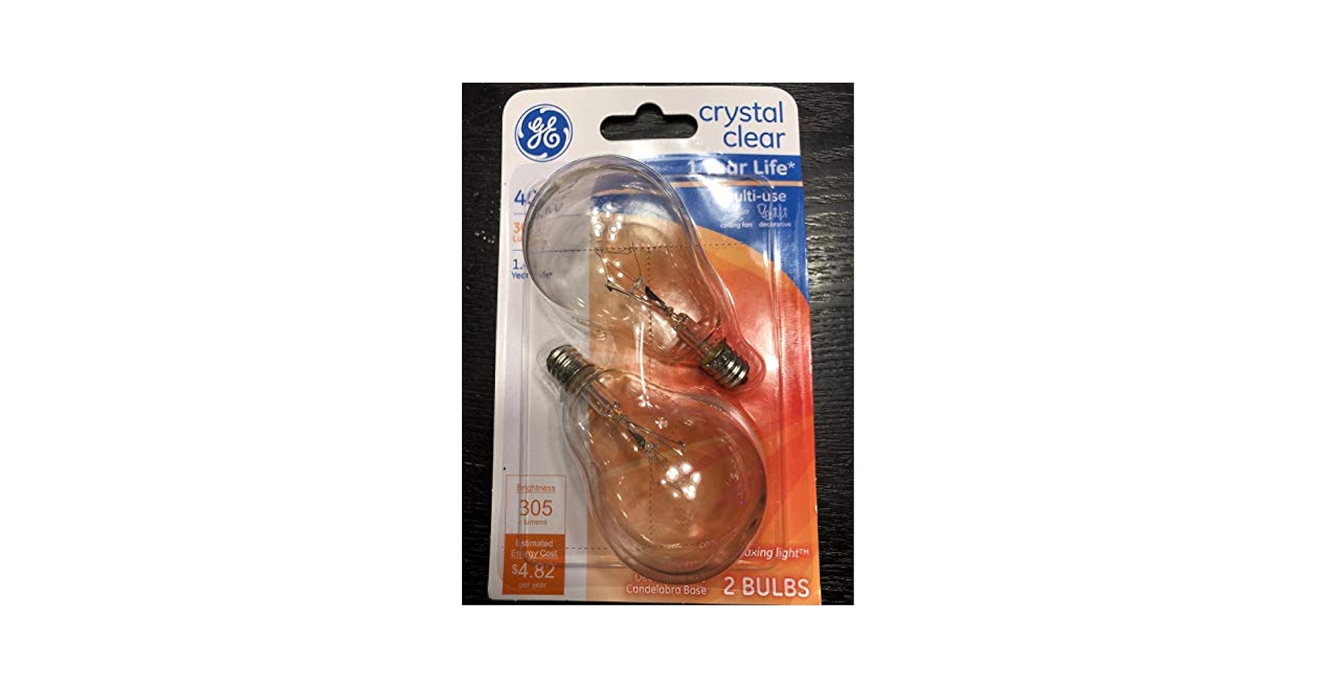 BULB 40W A15 CLR 2PK - Incandescent Bulbs - Amazon.com
