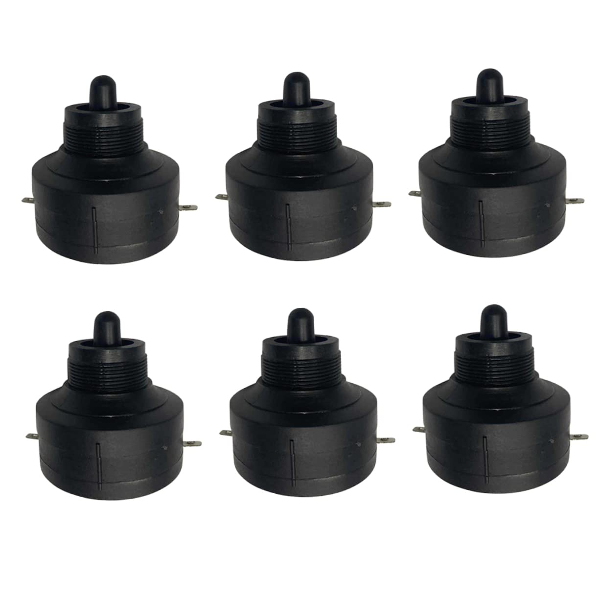 FUNOMOCYA 6PCS Auto Tweeter Speakers Durable Piezoelectric Horn Replacement for Cars Trucks and Suvs Wear Resistant Easy Installation High Performance