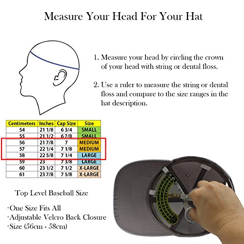 Image of Top Level Baseball Cap Men Women - Classic Adjustable Plain Hat