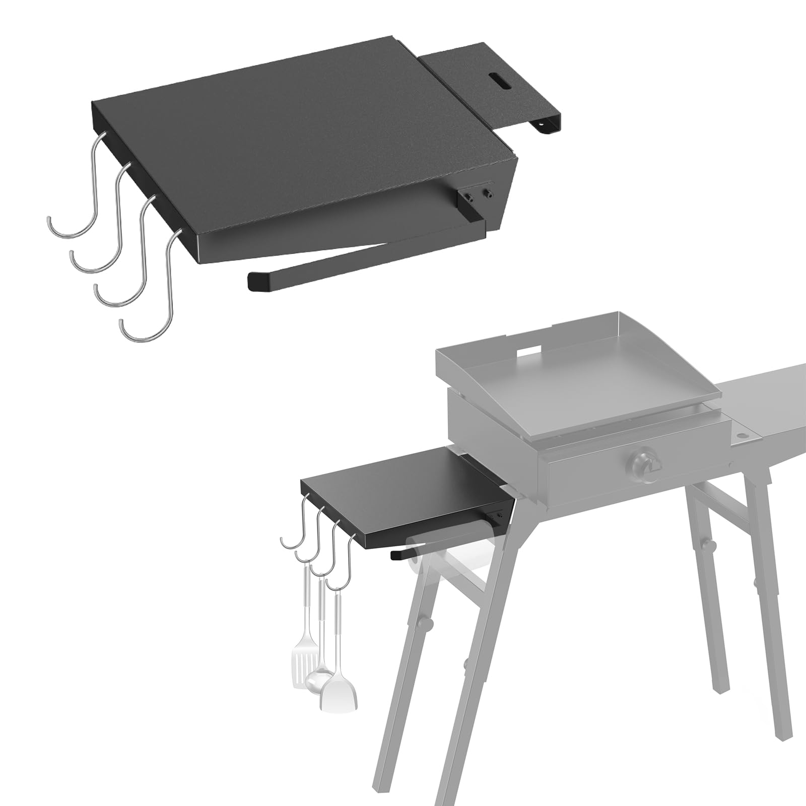 Griddle Stand Side Shelf for Blackstone 17" 22" Griddle Stand, Griddle