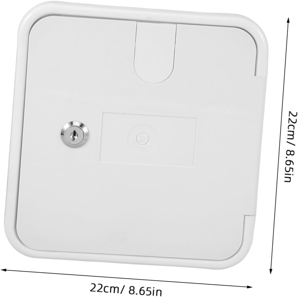 Rv Electrical Access Door with Screws Power Cable Hatch for Campervans Fit for Rvs and Cargo Trailers Durable and Stylish Design for Modifications and Upgrades