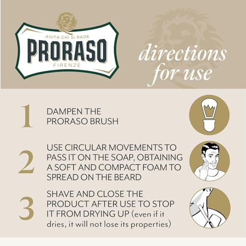 Proraso Sensitive Skin Shaving Soap with Green Tea - 150ml - Image 5