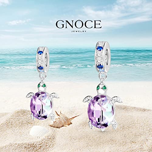 Image of GNOCE Cute Animal Collection Charms 925 Sterling Silver Pendant Dangle Bead Charm Fit for Bracelets and Necklaces, Hand-Finished Keepsake Jewelry Gift for Women, Girls, Mother, BBF