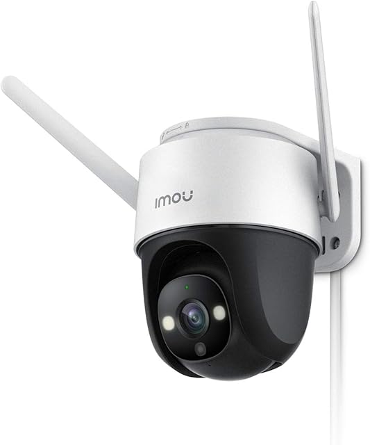 Imou Security Camera Outdoor with Floodlight and Sound Alarm, 4MP QHD Pan/Tilt 2.4G Wi-Fi Camera, IP66 Weatherproof 2.5K Bullet Camera, Full Color Night Vision IP Camera with 2-Way Talk, Cruiser