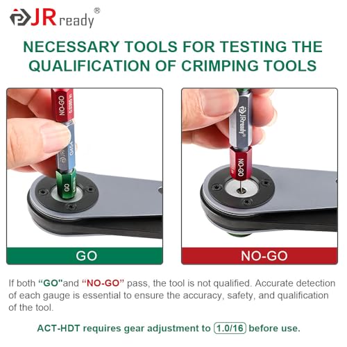 Image of JRready 25Pcs ST2173 Deutsch Connectors Tool Kit, ACT-HDT Crimp Tool for Deutsch Size 12#16#20# Solid Contact Connectors with Deutsch Pin Removal Tools Kit for 4#8#12#16#20# Contacts
