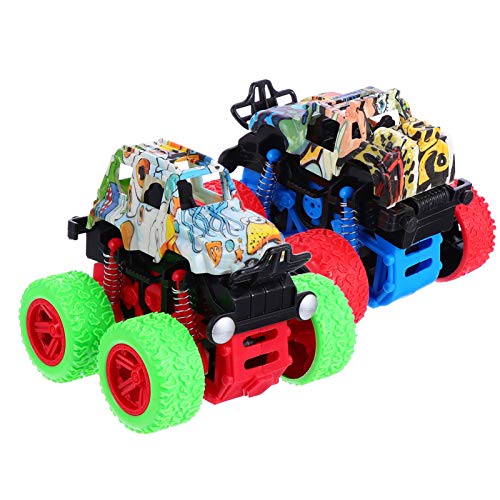 NUOBESTY 2Pcs Monster Trucks Brinquedos Carro Com Tração Nas Quatro Rodas Caminhão de Escalada Brinq
