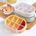 Produktbild Mini Eiswürfelform Silikon,6-Fach Eiswürfelbehälter mit Deckel 3-Set Quadratisch Eiswürfelformen Wiederverwendbar Ice Cube Tray für Eis, Whisky, Cocktails, Tee, Kaffee,Babynahrung Eiswürfelschalen