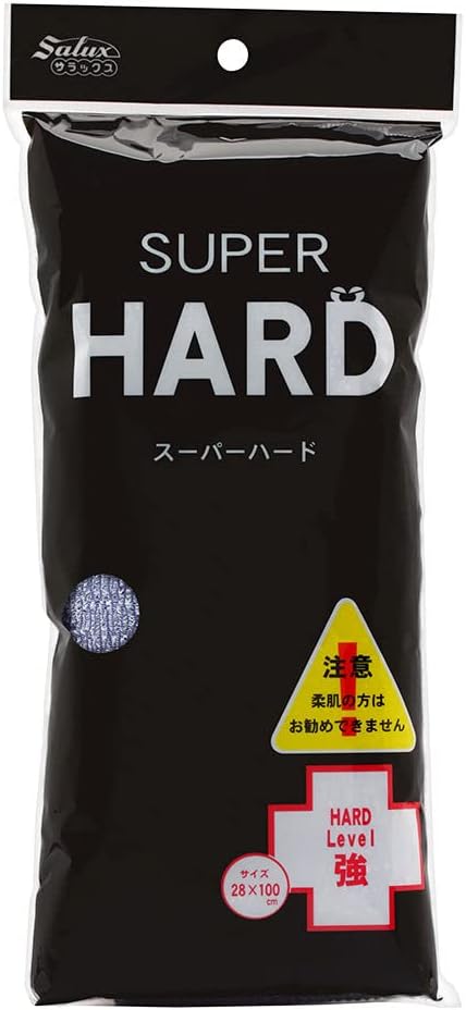 Salux Super Hard Nylon Japanese Beauty Skin Bath Wash Cloth/Towel 1 Cloth - Blue