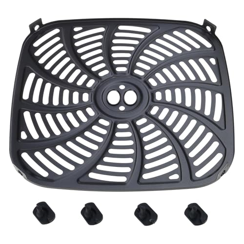 CAZSTYK Forros de metal de 7 cuartos para ollas, freidoras de aire, bandeja cuadrada, accesorio para cocinar platos crujientes de repuesto