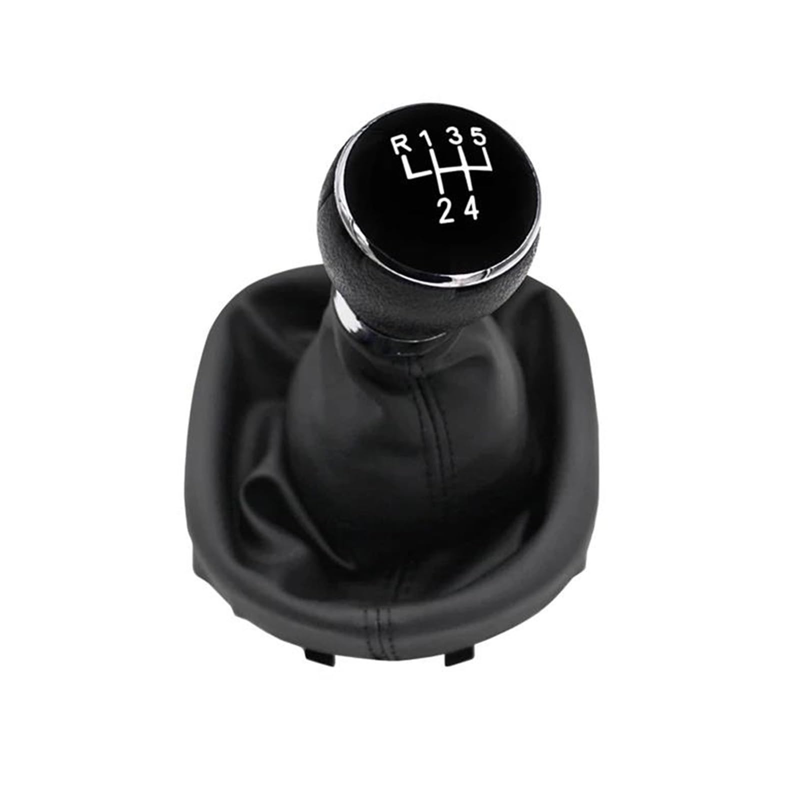 Hcpavext 5 Speed For Vw For Touran For Caddy Mk2 2004-2010 Plastic Leather Car Parts 5 6 Speed Gear Shift Knob Gaiter Boot (5 Speed)