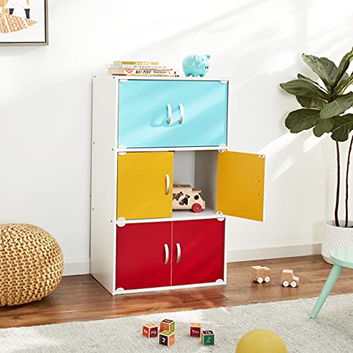 Hodedah Modern Bookcase with 5Shelves