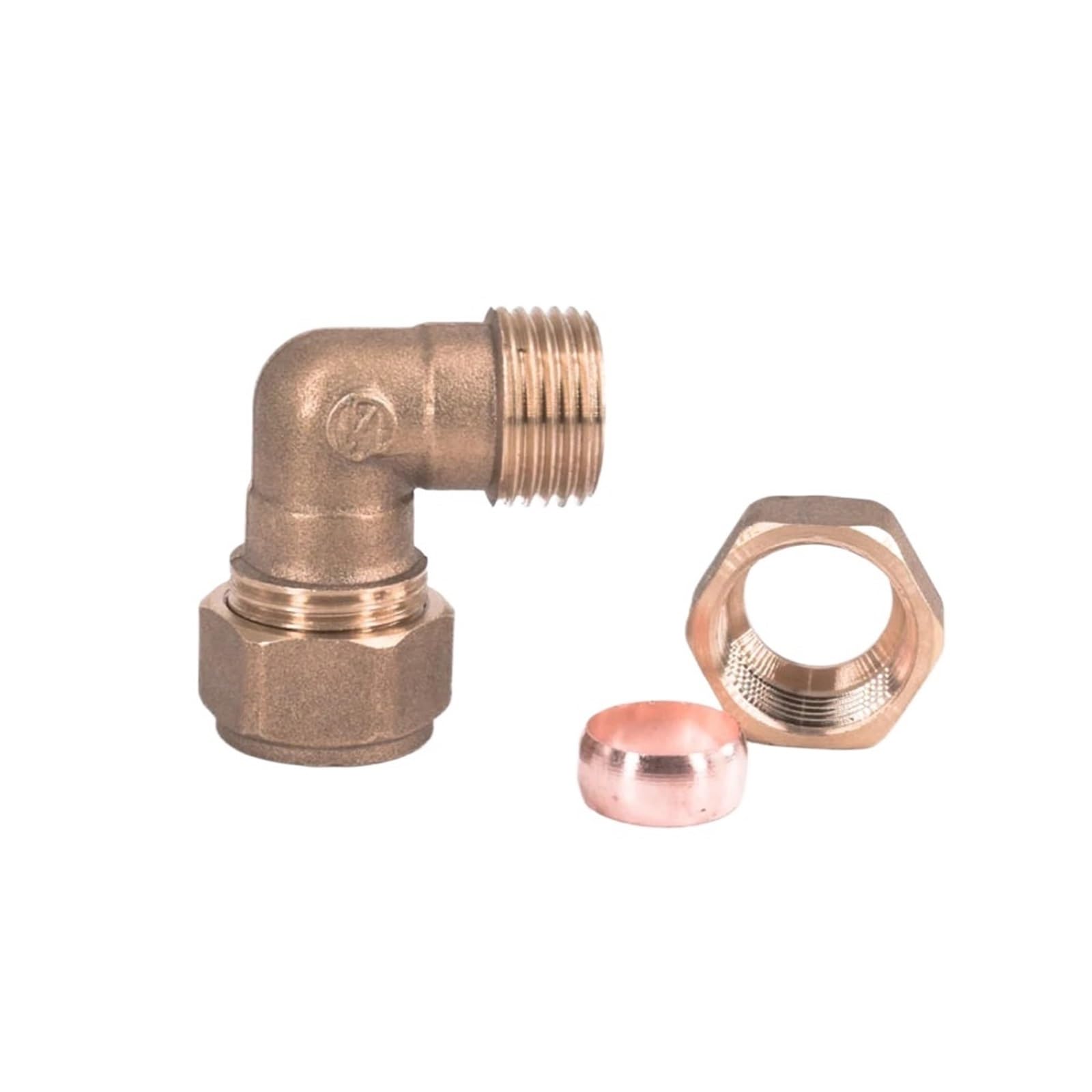 RUAJOGYNVM Pipe Fitting Fit Tube OD 15mm-35mm Brass Compression Elbow Junction Union Joint Coupling Connector Adapters Water Gas Fuel(16mm) RUAJOGYNVM