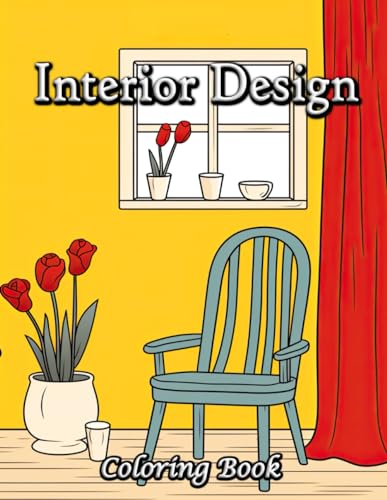 Interior Design Coloring Book: Minimalist Designs for Serenity: A Journey in Home Decor image 2