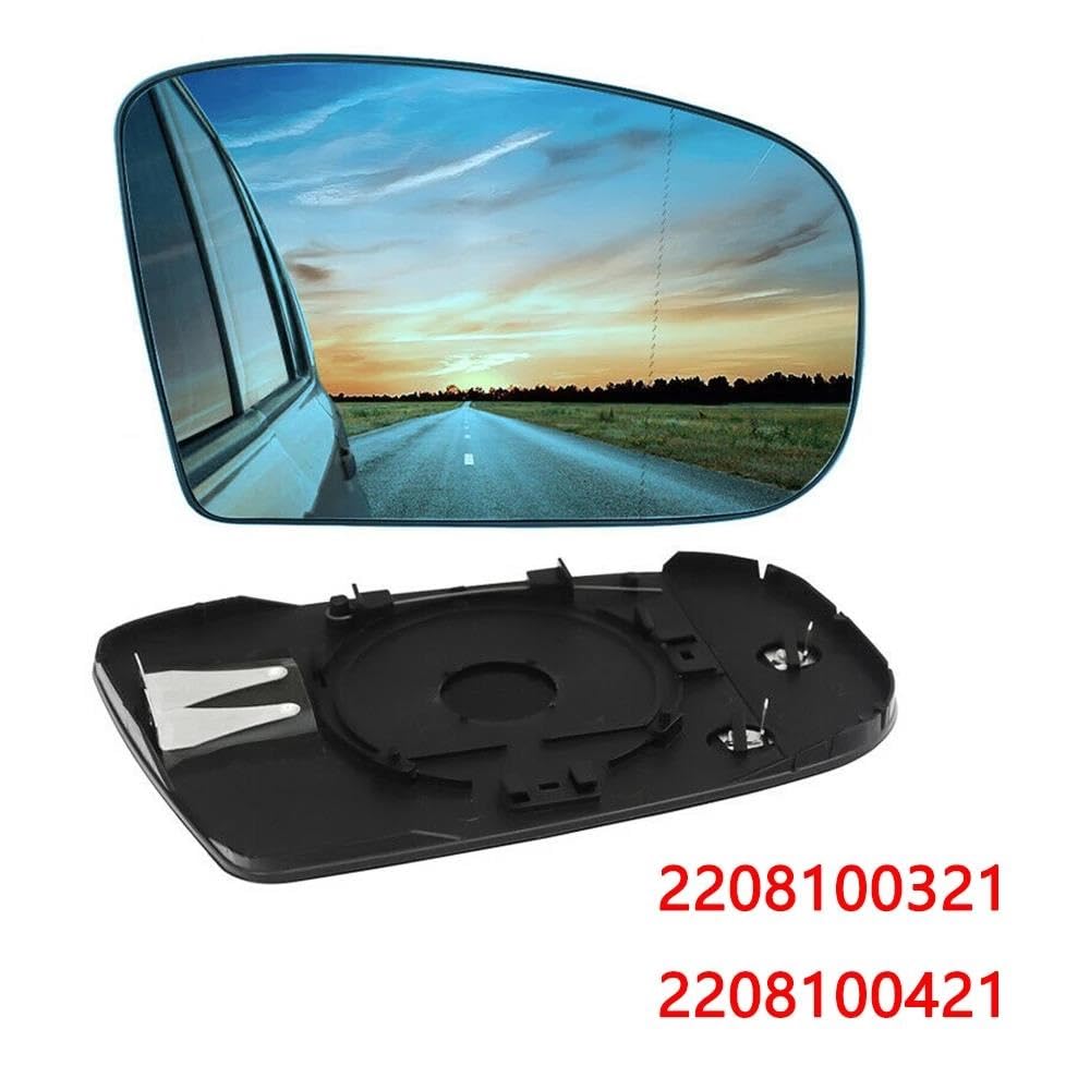 Pour Mercedes Pour Benz Classe S W220 Classe CL W215 Rétroviseur Latéral Voiture En Verre Chauffant Lentille De Rétroviseur Gauche/droite CFCPKOYOZD(Gauche et droite)
