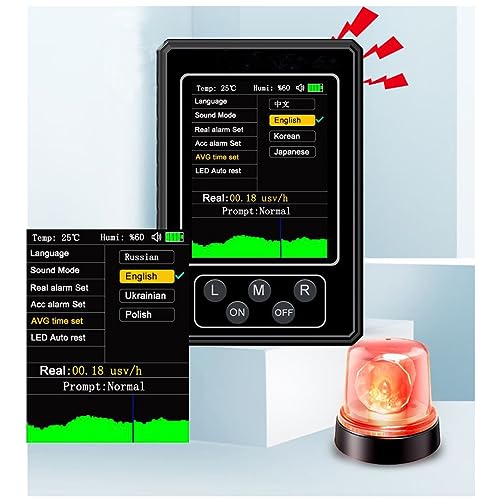 Medidor Digital de Radiación EMF con Alarma miniatura 6