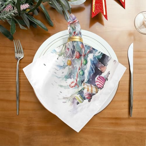 Servilletas de Tela Navidad Multicolor Pack de 6 miniatura 3