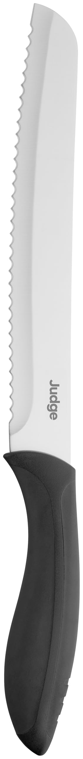 Judge Essential 14cm/8" Bread Knife - Serrated Stainless Steel Blade, Dishwasher Safe, Ergonomic Handle