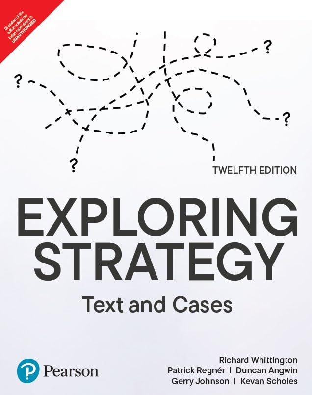 Exploring Strategy 第12版 Pearson Exploring Strategy Text and Cases