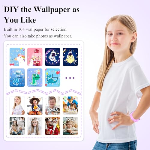 KALINCO Kids Smart Watch, 30+ Games Camera Video Pedometer Kids Watch, Music Player, Alarm, Audiostory, Torch, Step Counter - Image 3