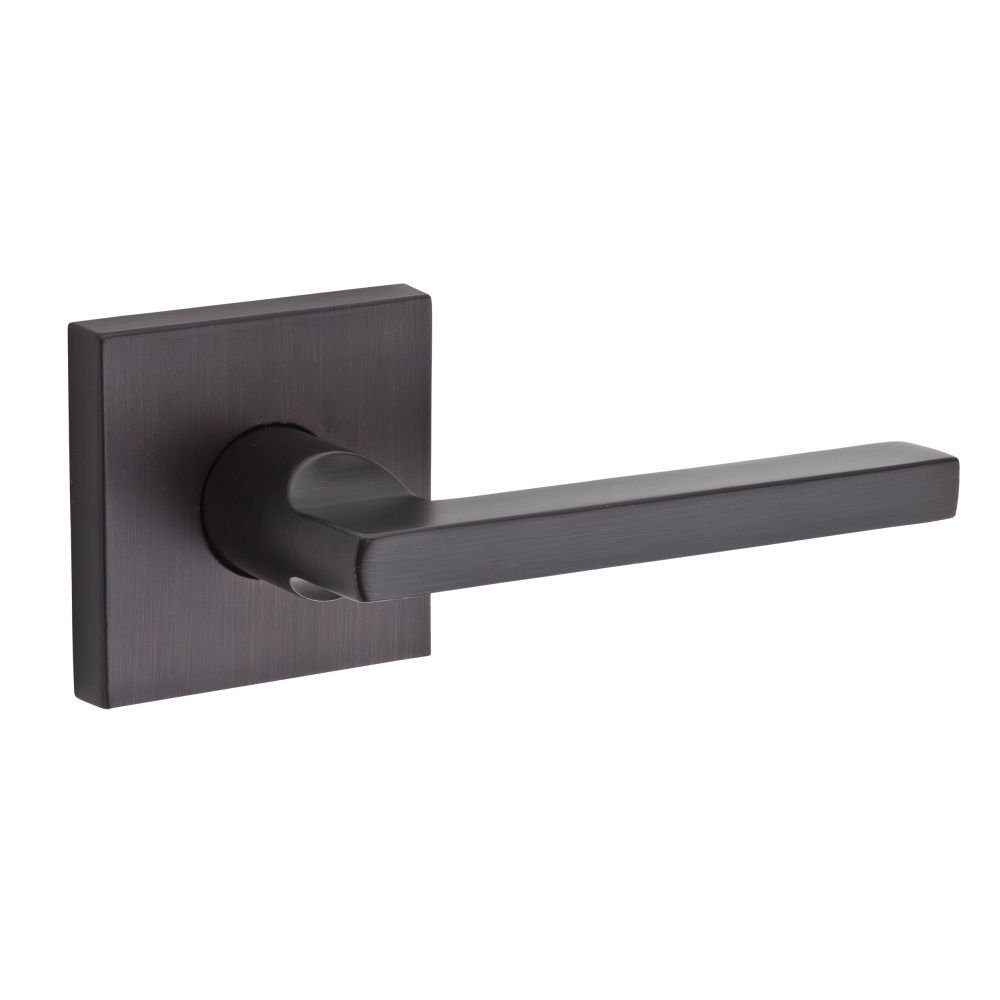 Baudouin Hdsqurcsr112 demi-poignée fixe carrée contemporaine Bronze rosace porte droite