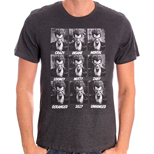 DC Comics Joker Emotions T-shirt Batman pour homme Gris - Gris - X-Large