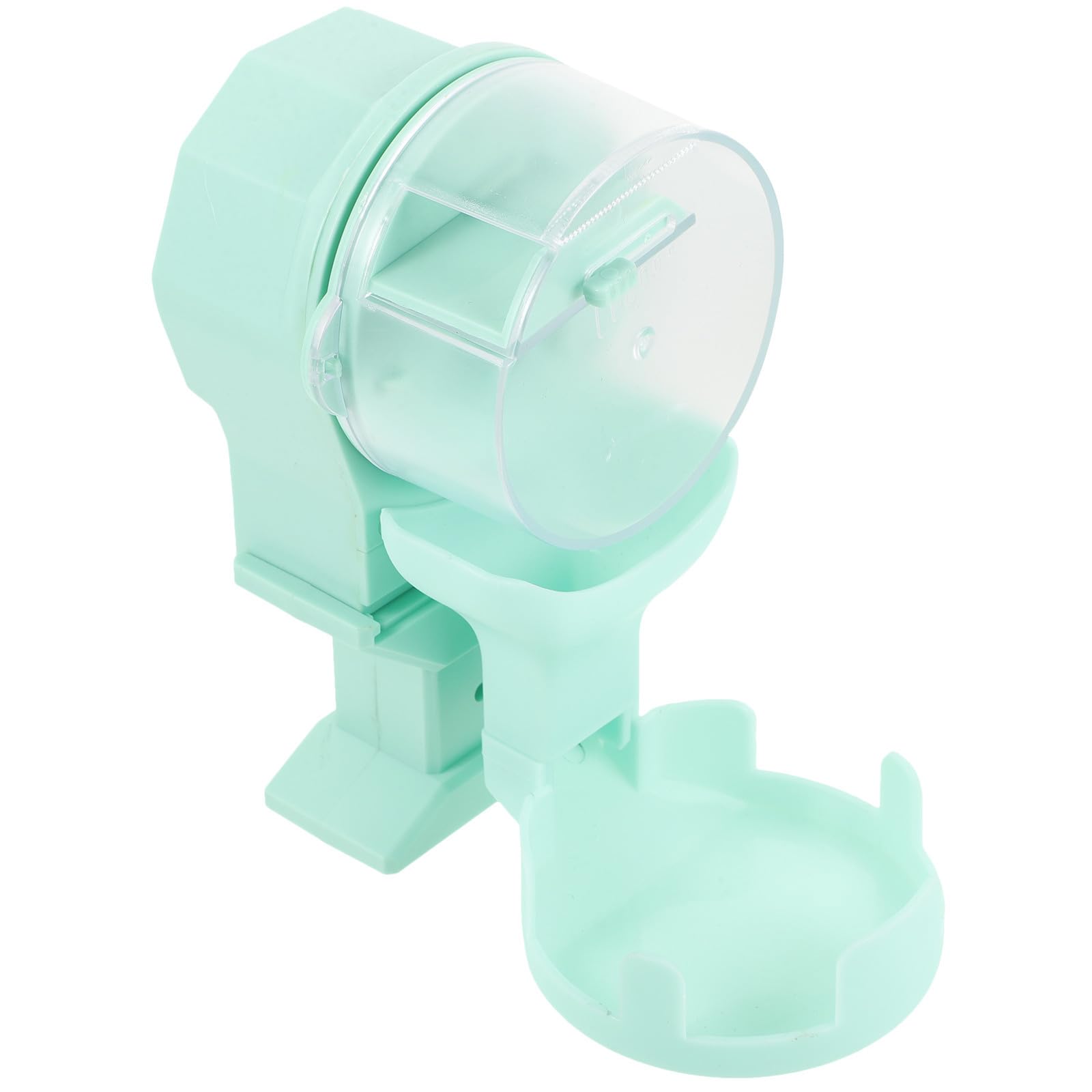 SHINEOFI Automatico Alimentatore per Rettili in Plastico 100ml Verde Chiaro, Ciotola per Cibo e Acqua, Facile da Pulire, per Tartarughe e Rettili
