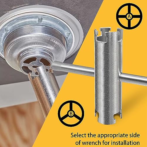 Llave para colador de fregadero Hanpex doble cara miniatura 4