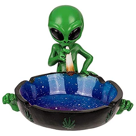 MIK Funshopping Alien Smoking Ashtray Cover