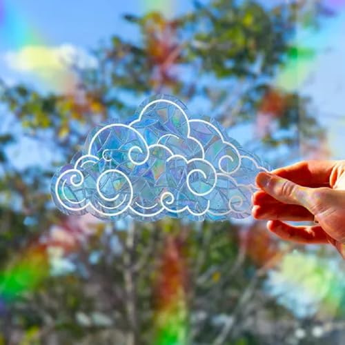 Sticker de vinilo holográfico multicolor, pack de 12 miniatura 7