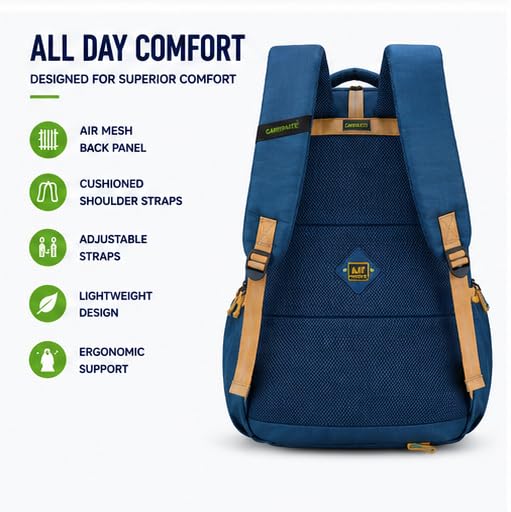 Image of Flash Backpack for Boys & Girls | 3-Compartment School, College & Travel Backpack with Organizer Pocket, Extra Sleeve, Rain Cover, Side Bottle Holder & Breathable Mesh Back